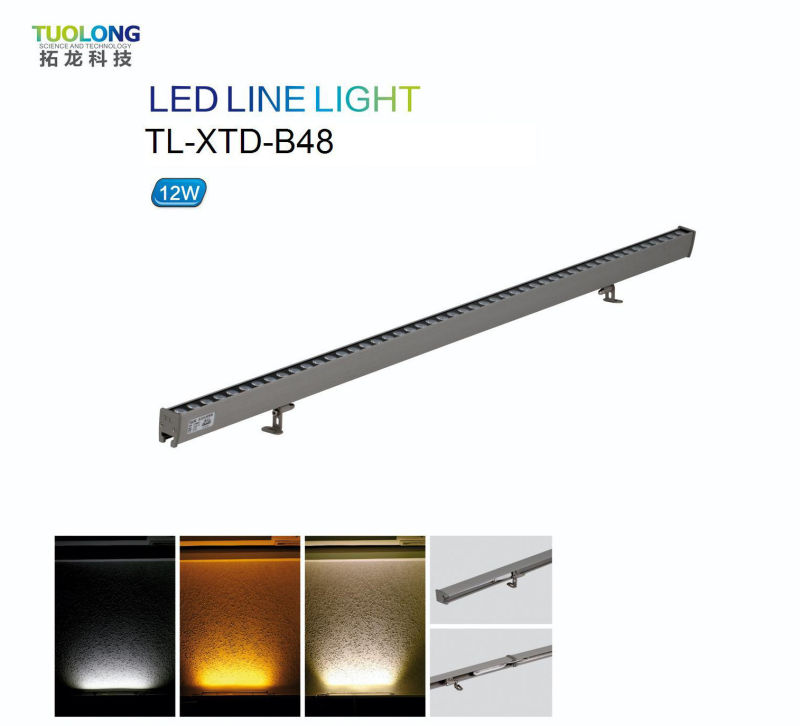 DC24V Small Slim LED Wall Washer LED Linear Light for Landscape