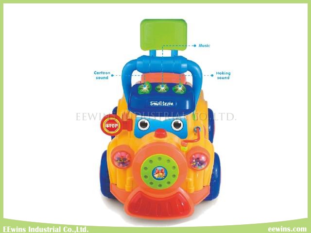 Electronic Musical Car Ride on Baby Walker