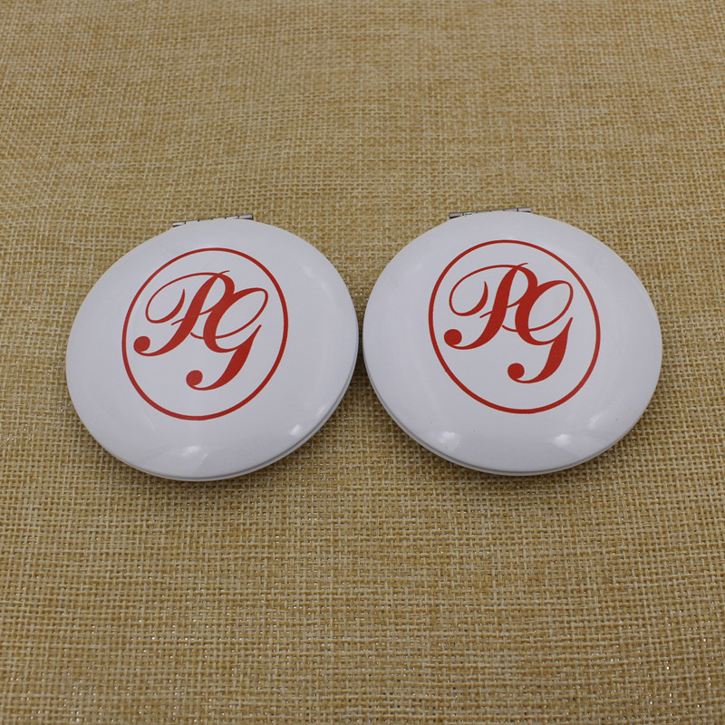 Custom Logo Round Double-Sided Cosmetic Makeup Mirror