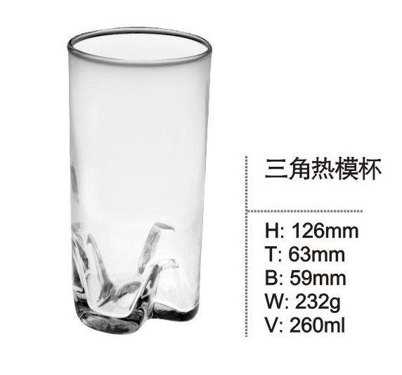 Water Glass Cup Glass Tea Cup Glassware Kb-Hn0351