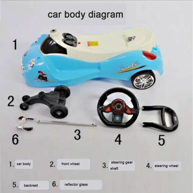 New Fashion Baby Twist Car with Cool Design for Kids for Sale