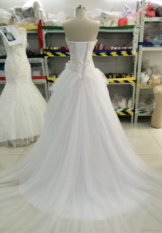 Aoliweiya Bead/Pearl/Rhinestone/Crystal Wedding Dresses