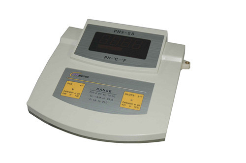 Tabletop pH Meter Digital Display Phs-25