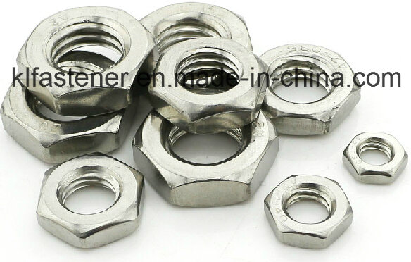 Stainless Steel Hex Thin Nut DIN439