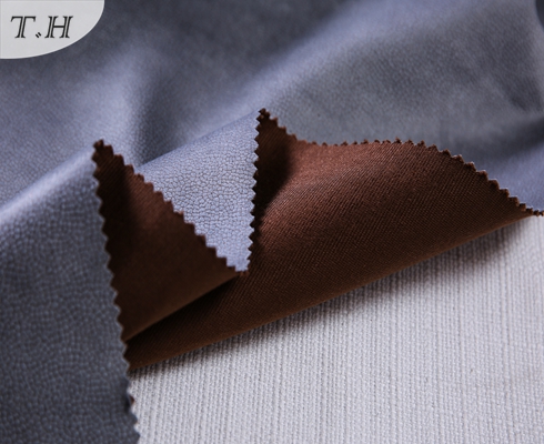 Super Soft and Sealing Glue Suede Leather for Sofa Fabric