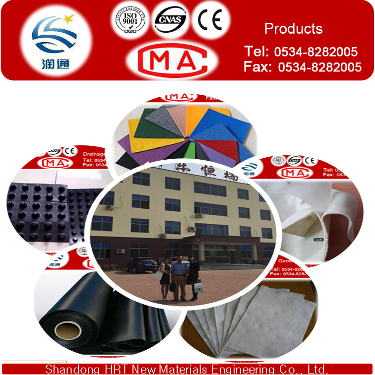 Good Creep Property and Hydraulics Property Nonwoven Geotextile Fabric Low Price