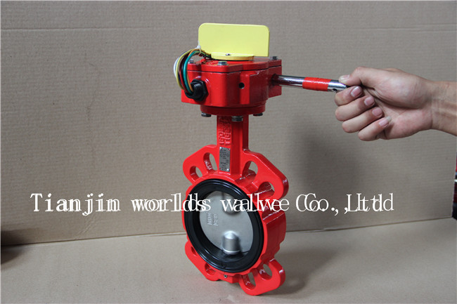 Wafer Type Two PCS Stem Butterfly Valve with Positioner (D71X-10/16)