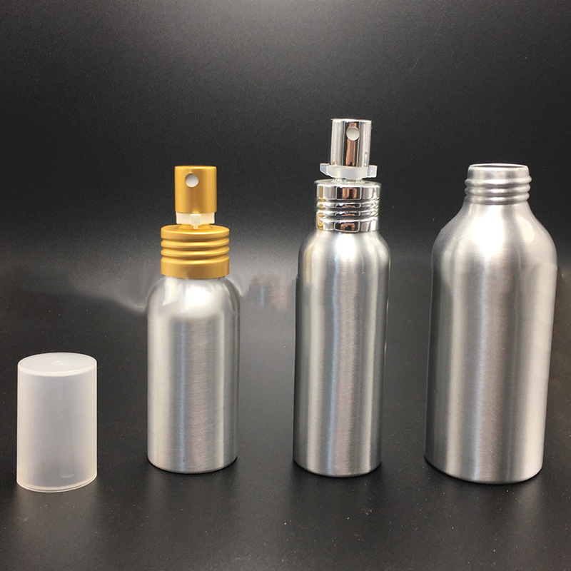 Aluminum Bottle with Aluminum Sprayer (NAL08C)