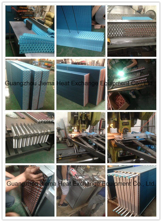 Copper Tube with Continuous Aluminum Fins Cooling Coil for District Cooling