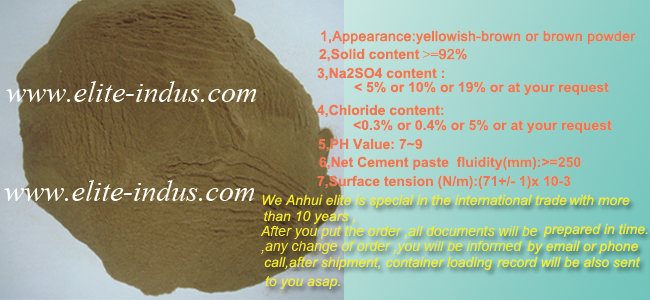 Naphthalene Superplasticizer Water Reducing Agent for Concrete Admixture