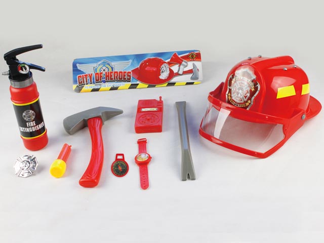 Fire Fighting Equipent with Helmet and Tools and So on