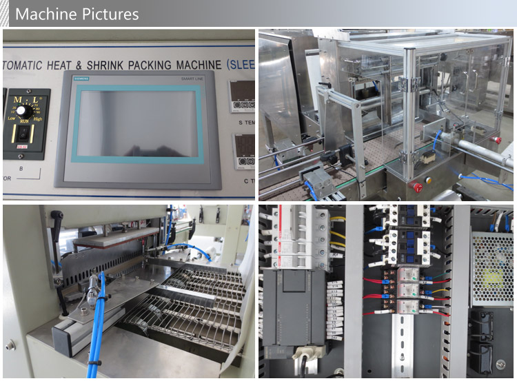 Automatic Big Infusion Bottles Shrink Packaging Machine