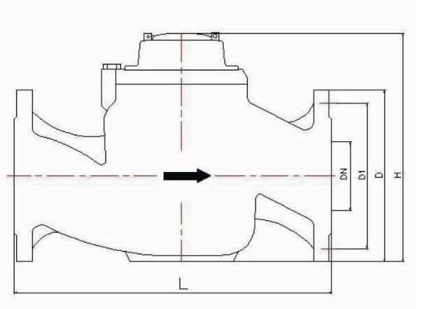 Lcsd Dn50-Dn300 Photoelectric Direct Reading Water Meter