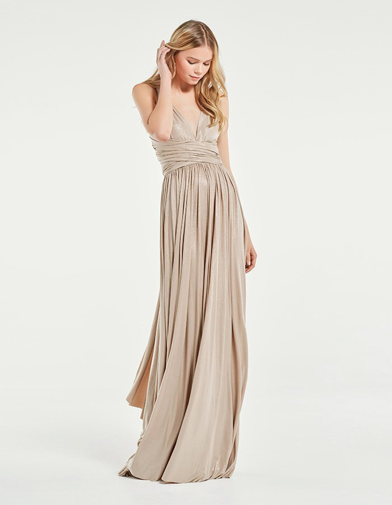 Sparkling Multi-Way A-Line Bridesmaid Dress