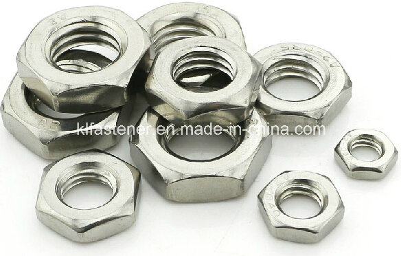 DIN439 Steel Hexagon Half Nuts