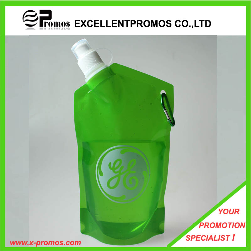 Foldable Bottle with Stainless Steel Ring (EP-B7154)