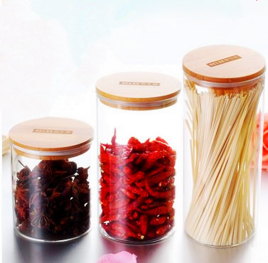 Eco-Friendly Food Grade Material Glass Jar Storage Food Jars