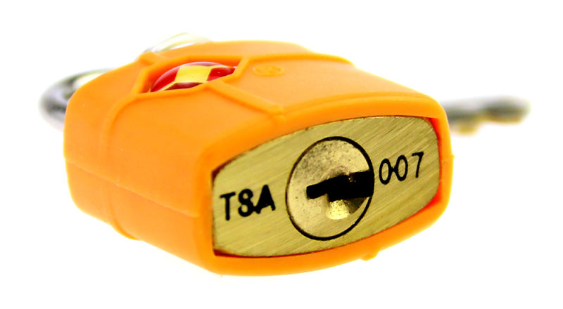 Tsa389 Padlock Brass Rubber-Covered