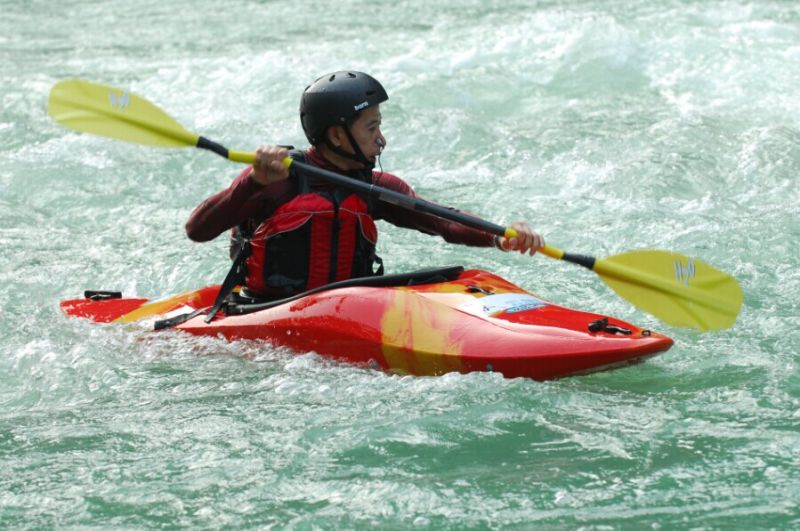 Whitewater Plastic One Person Sit in Kayak (Storm)