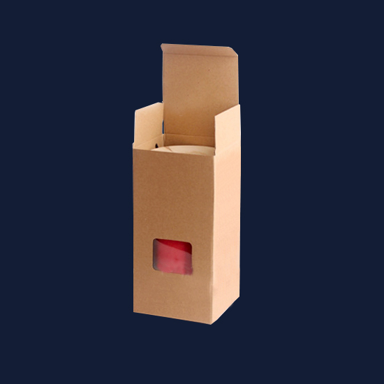 Simple Plain Paper Gift Folding Boxes for Candles