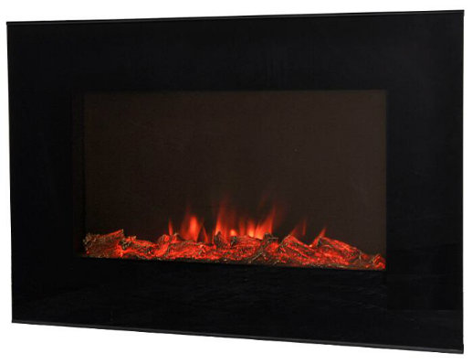 Chic Flat Wall Mount Electric Fireplace