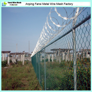 50X50mm Mesh Opening Hot DIP Galvanized Chain Link Fencing