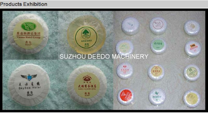 Automatic Round Hotel Pleating Soap Wrapping Machine