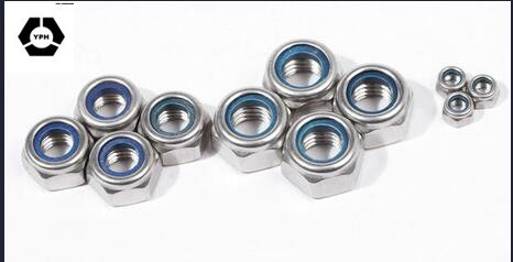 DIN985 Hex Nylon Lock Nuts with Zinc Plated