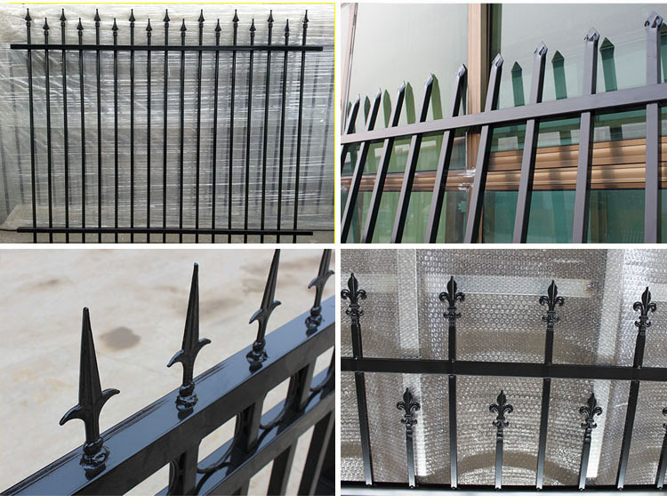 Cheap Powder Coated Wrought Iron Fencing for Sale