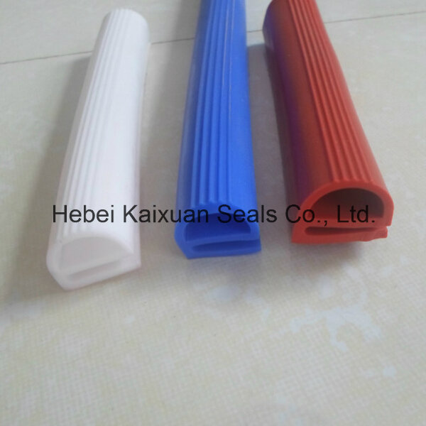 E Shape Extruded Silicone Gasket Silicone Seal Strip