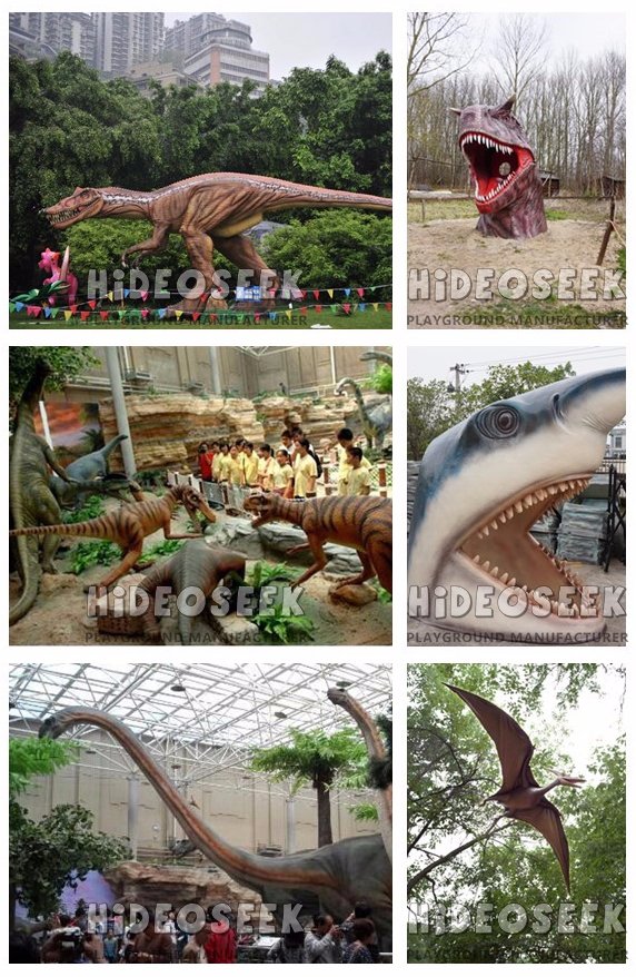 Artificial Infrared Sensor Animatronic Dinosaur Alive Dinosaur