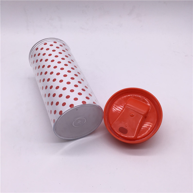 Plastic Mug Water Microwave Lid Handle Milk Drinking Cup