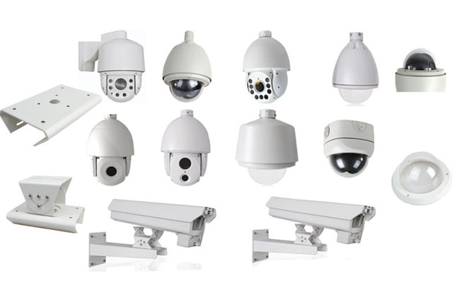 Aluminum Die Casting CCTV Dome Camera Housing