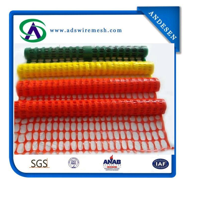 Orange Colour Pdef Plastic Construction Site Safety Fence