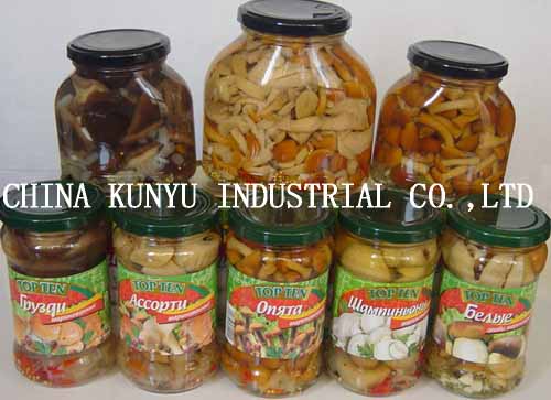 Canned Mushroom in Glass Jar with High Quality