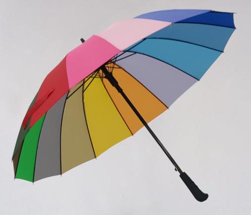 Auto Open 16k Rainbow Straight Umbrella (BD-03)
