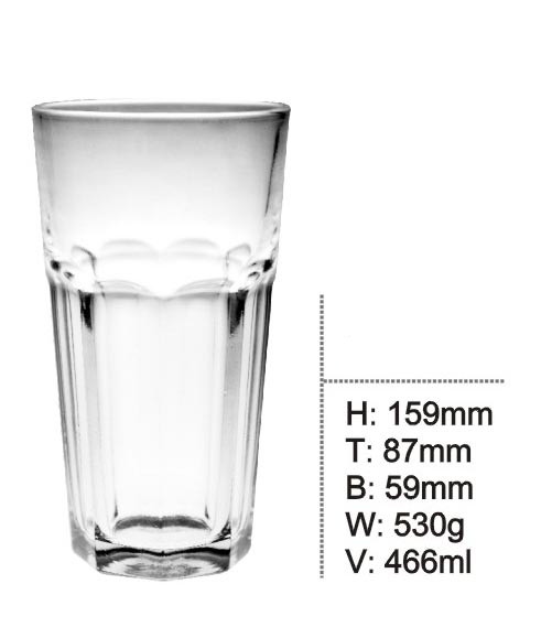 Environmentally Glass Cup for Wine Glass Tableware Kb-Hn052