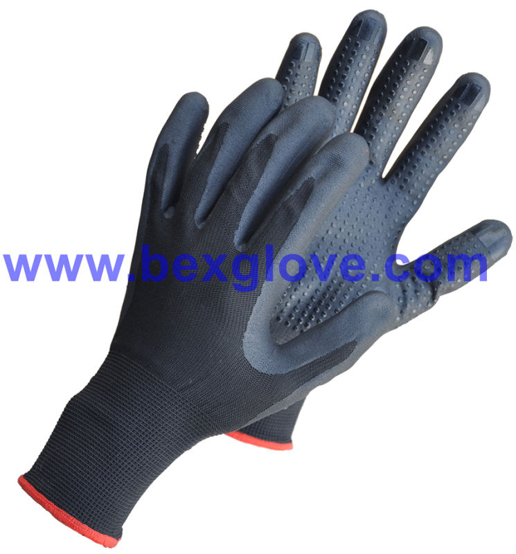 3M Nitrile Working Glove, Dots on Palm