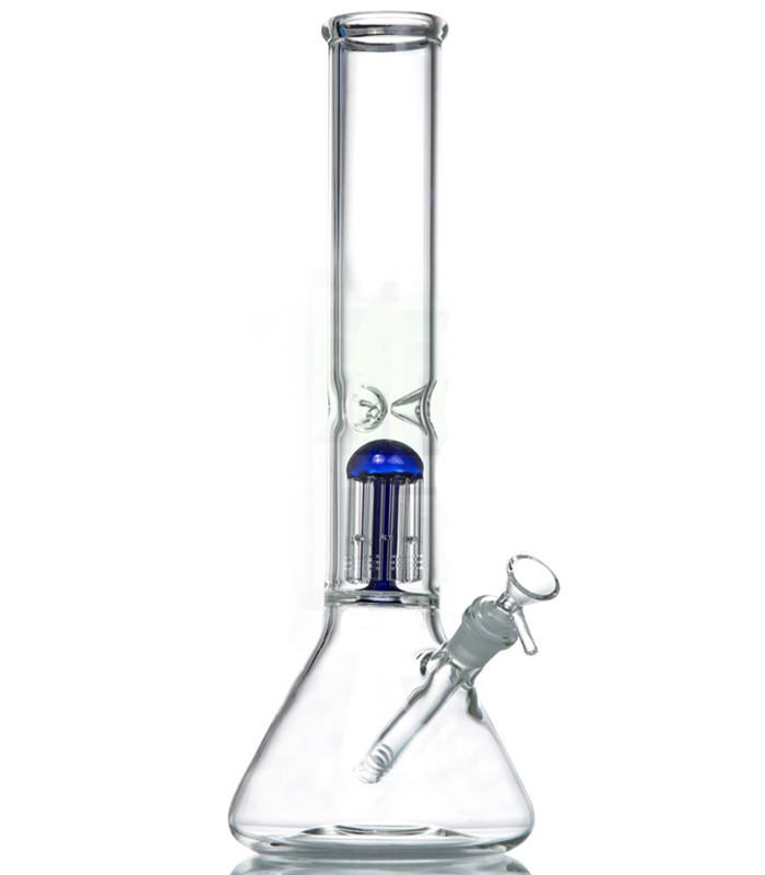 8-Arm Diffused Downstem Hookah Glass Smoking Water Pipes (ES-GB-335)