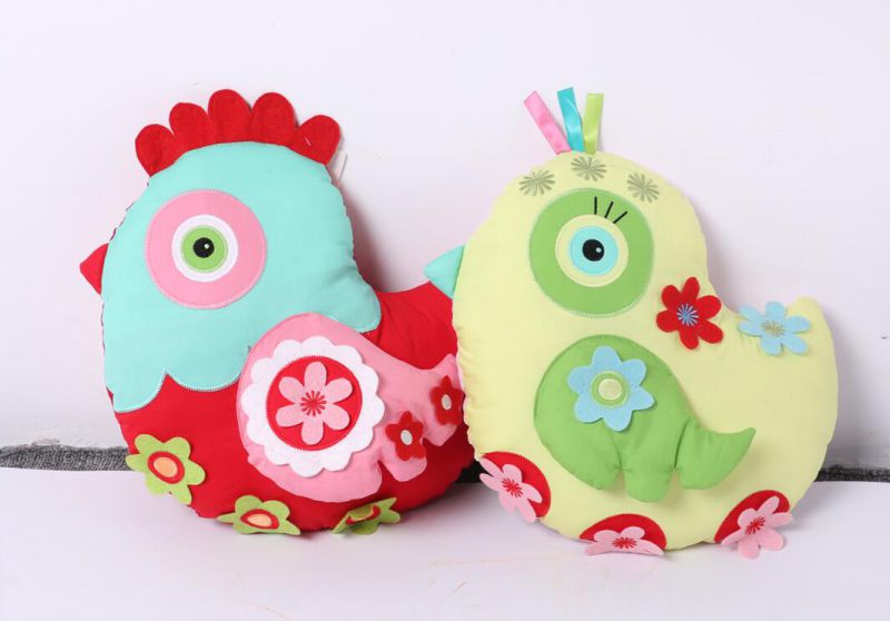 Factory Supply of Plush Stuffed Bird Cushion Toy