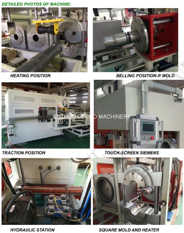 Plastic PVC UPVC Pipe Socketing Machine