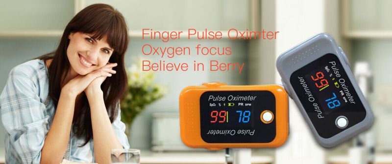 Quality Is Very Good Berry Fingertip Oximeter