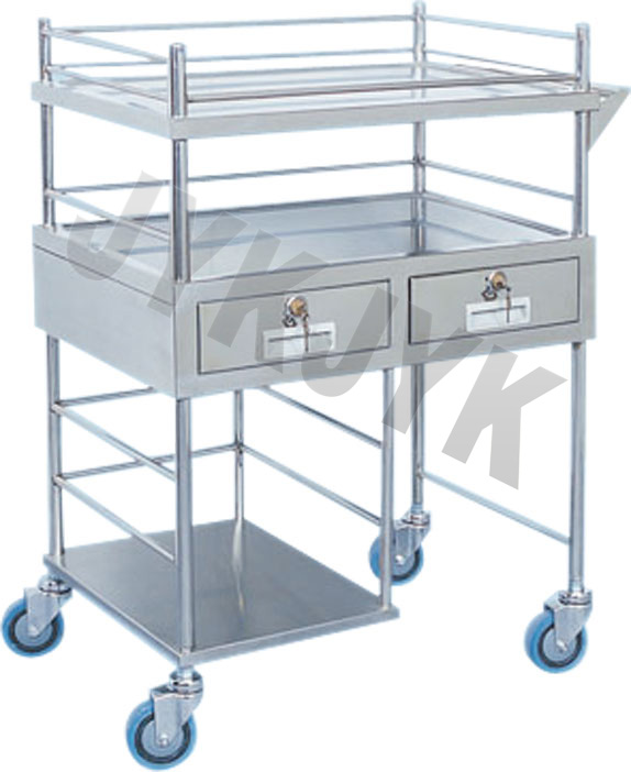 Stainless Steel Medicine Trolley