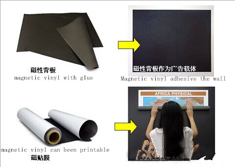 Magnetic Vinyl, Flexible Rubber Magnet Vinyl