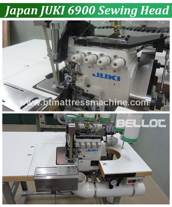 Mattress Serging Machine with Juki Sewing Head Bt-FL07