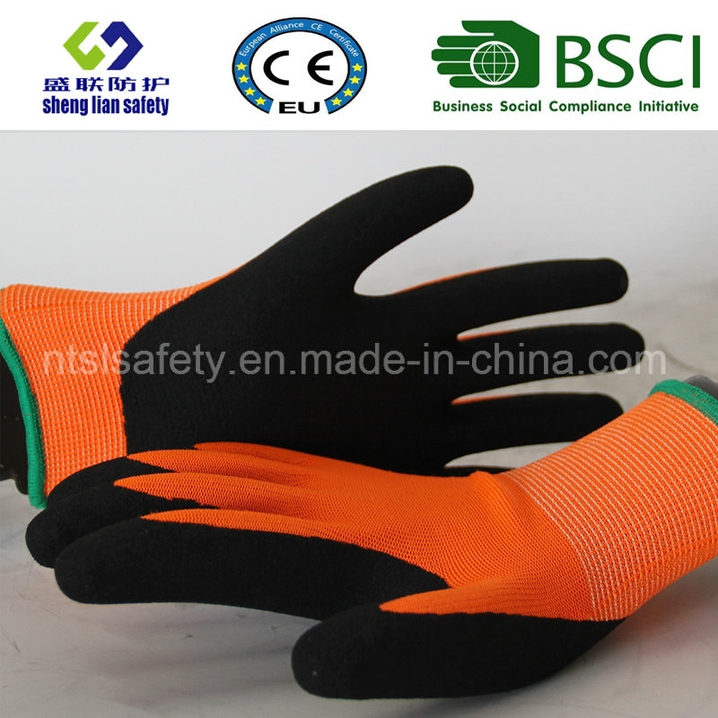 Nitrile Coating, Sandy Finish Safety Work Gloves (SL-NS108)