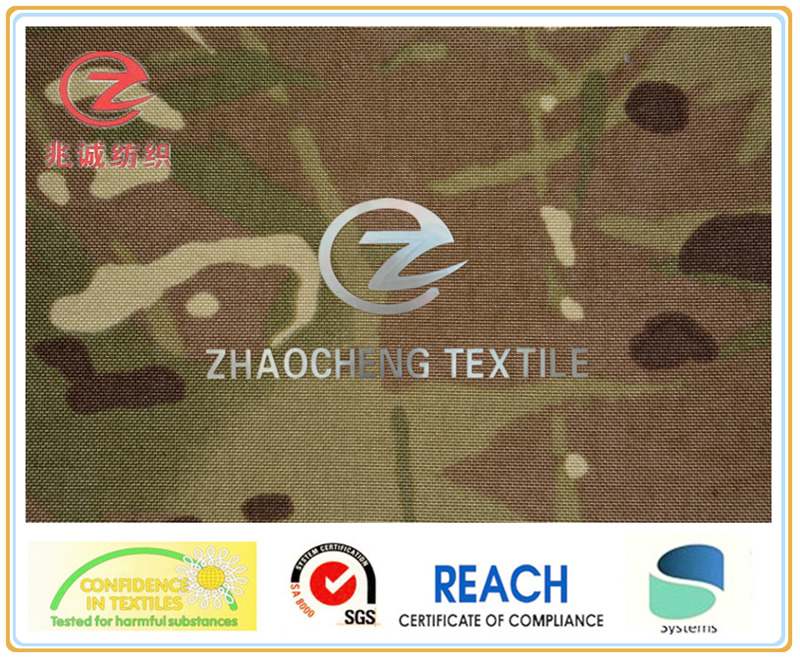 1000d Nylon Cordura with Russia Style Printing and PU Coated (ZCBP245)