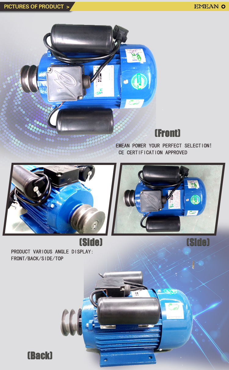 Yl Single Phase Motor Special Use for Air Compressor Motor for Water Pump