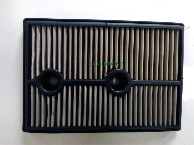 Replacement Panel Car Air Filter with Stainless Steel or Red