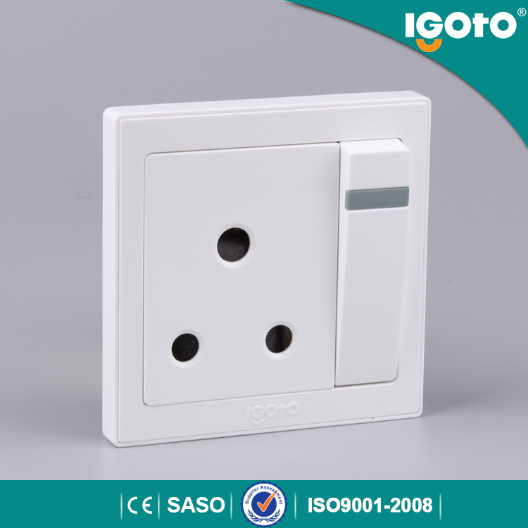 High Quality 15A Male Electric Wall Socket 220V